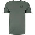 Opção de cor VERDE ESCURO de Camiseta Básica Puma Logo Pequena - Masculina