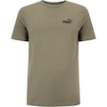 Camiseta Básica Puma Logo Pequena - Masculina VERDE/PRETO