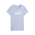 Camiseta Feminina Puma Manga Curta Essentials NO 1 Logo Tee S AZUL/BRANCO