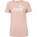 Camiseta Feminina Puma Manga Curta Essentials NO 1 Logo Tee S ROSA