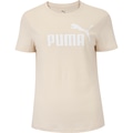 Camiseta Feminina Puma Manga Curta Essentials NO 1 Logo Tee S OFF WHITE