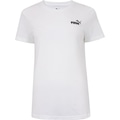 Camiseta Feminina Puma Manga Curta Essentials Small NO 1 Logo Tee BRANCO