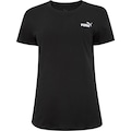 Camiseta Feminina Puma Manga Curta Essentials Small NO 1 Logo Tee PRETO