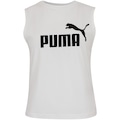 Camiseta Regata Feminina Puma Ess NO1 Logo Slim Tank BRANCO