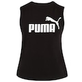 Camiseta Regata Feminina Puma Ess NO1 Logo Slim Tank PRETO