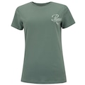 Opção de cor VERDE de Camiseta Feminina Puma Manga Curta ESS Script