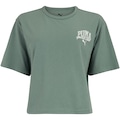 Blusa Cropped Feminina Puma Manga Curta Class Relaxed VERDE