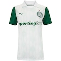 Camisa Polo do Palmeiras II 25 Puma Feminina Torcedora BRANCO