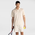 Camisa Polo Masculina ASICS Jacquard OFF WHITE