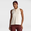 Camiseta Regata ASICS Jacquard Racket - Feminina OFF WHITE