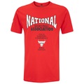 Camiseta do Chicago Bulls Masculina NBA Manga Curta Teams N0116 VERMELHO