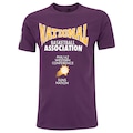 Camiseta do Phoenix Suns NBA Masculina Manga Curta Teams N0118 ROXO