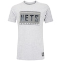 Camiseta do Brooklyn Nets NBA Masculina Estampada N518A CINZA MESCLA