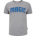 Camiseta do Orlando Magic NBA Masculina Manga Curta Estampada N801A CINZA MESCLA