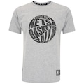 Camiseta do Brooklyn Nets NBA Masculina Manga Curta N906A CINZA MESCLA