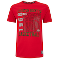 Camiseta do Houston Rockets Masculina NBA Manga Curta Since Time N0909A VERMELHO