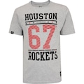 Camiseta do Houston Rockets NBA Masculina Color Year N927A CINZA MESCLA