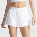Opção de cor BRANCO de Short ASICS Nara Elástico 2 em 1 Feminino