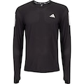 Camiseta Masculina adidas Manga Longa OWN The Run Base PRETO