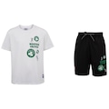 Conjunto do Boston Celtics NBA Juvenil N1123 e N1128 Camiseta + Bermuda BRANCO