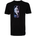 Camiseta NBA Masculina Manga Curta Gradient N0492 PRETO