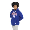 Blusão NBA Masculino com Capuz Canguru N0645 AZUL ESCURO
