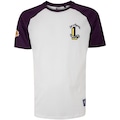Camiseta do Los Angeles Lakers NBA Masculina RG Logo Flag NB267 OFF WHITE