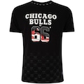 Camiseta do Chicago Bulls NBA Masculina Sneakers NB751 PRETO