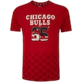 Camiseta do Chicago Bulls NBA Masculina Sneakers NB751 VERMELHO