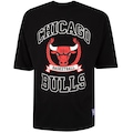 Camiseta do Chicago Bulls NBA Masculina Armorial NB902 PRETO