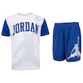 Conjunto Infantil Nike Jordan 1984 Jumpman Camiseta + Bermuda BRANCO