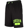 Bermuda Jordan Mesh Nike Juvenil PRETO