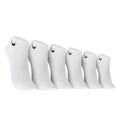 Kit 3 pares de Meias Nike Cushioned Ankle SP25 Cano Curto Infantil BRANCO