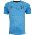 Camisa do Grêmio Pré Jogo 25 Torcedor Umbro Masculina AZUL/PRETO
