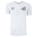 Camisa do Santos Pré Jogo Torcedor 25/26 Umbro Masculina BRANCO/CINZA