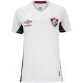 Camisa do Fluminense Torcedor II 25 Umbro Feminina BRANCO/VERDE