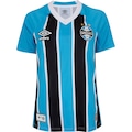 Camisa do Grêmio I 25 Umbro Feminina Torcedora AZUL/PRETO