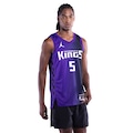 Camiseta Regata De'Aaron Fox NBA Nike Sacramento Kings Statement Edition ROXO/PRETO