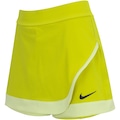 Shorts Saia Nike Court Dri-FIT Slam - Feminina AMARELO FLUOR
