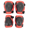 Kit de Proteção Spin Infantil com 1 Capacete + 1 Par de: Joelheiras + 1 Par de: Cotoveleiras PRETO