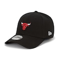 Boné Aba Curva do Chicago Bulls NBA New Era Basic Snapback Adulto PRETO