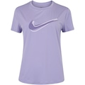 Camiseta Feminina Nike Manga Curta One Swsh HBR LILAS