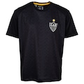 Camiseta do Atlético-MG Braziline Principia Juvenil PRETO