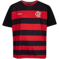 Camisa do Flamengo Principia Braziline Infantil PRETO/VERMELHO