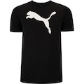 Camiseta Masculina Puma Manga Curta ESS Logo Poly PRETO