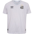 Camisa do Santos I 25 Umbro Infantil BRANCO/CINZA