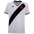 Camisa do Vasco da Gama II 25 Jogador Juvenil Kappa BRANCO/PRETO