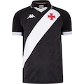 Camisa do Vasco da Gama I 25/26 Torcedor Kappa Masculina BRANCO/PRETO