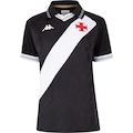Camisa do Vasco da Gama I 25/26 Torcedor Kappa Feminina BRANCO/PRETO