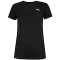 Camiseta Puma Essential Logo Poly Feminina PRETO